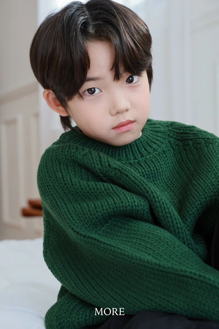 More - Korean Children Fashion - #toddlerclothing - Fisherman Round Knit - 7