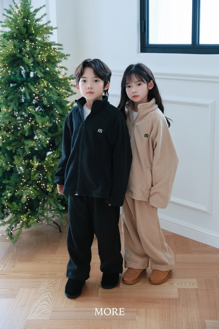 More - Korean Children Fashion - #toddlerclothing - Initial Fleece Pants - 6