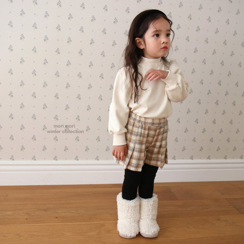 Mori Mori - Korean Children Fashion - #Kfashion4kids - Check Skirt Pants - 6