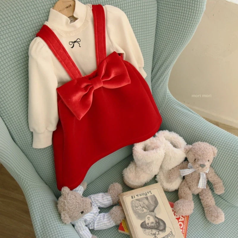 Mori Mori - Korean Children Fashion - #childofig - Morimori Christmas One-piece