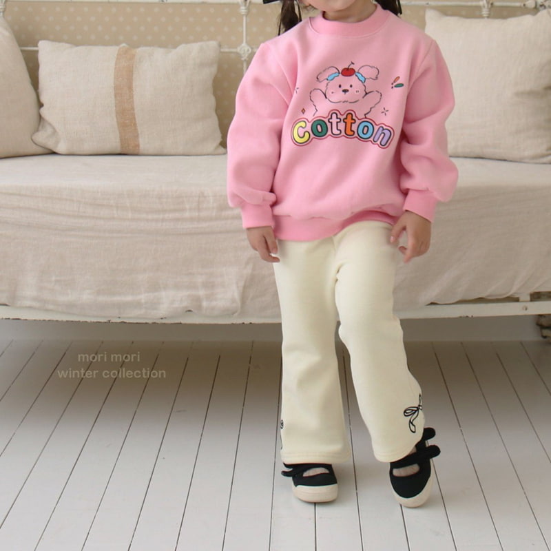 Mori Mori - Korean Children Fashion - #childrensboutique - Ribbon Bootcut Pants - 9