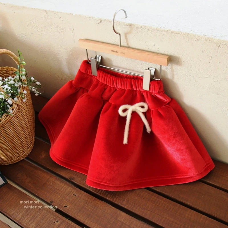 Mori Mori - Korean Children Fashion - #childrensboutique - Christmas Skirt