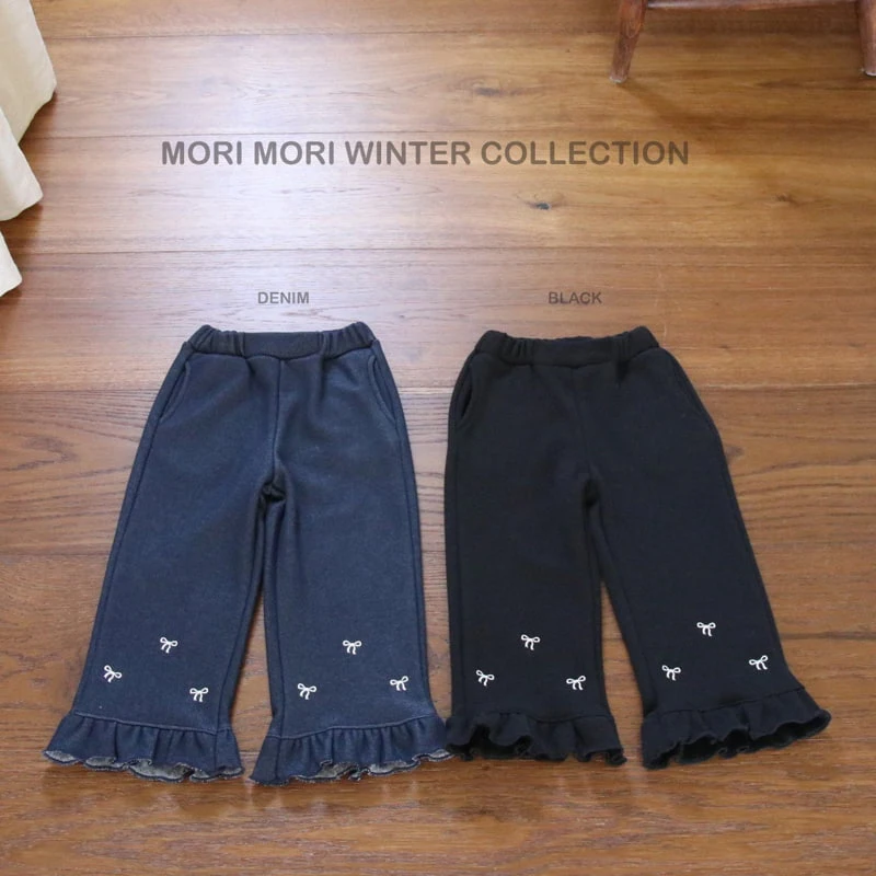 Mori Mori - Korean Children Fashion - #designkidswear - Ribbon Frill Pants - 11