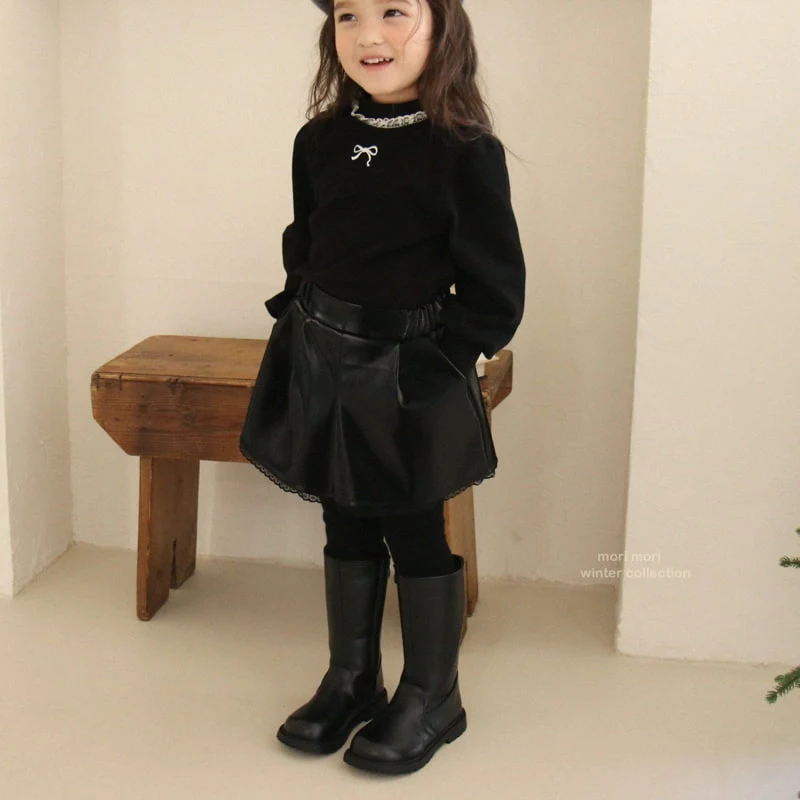 Mori Mori - Korean Children Fashion - #designkidswear - City Velvet Skirt Pants - 8