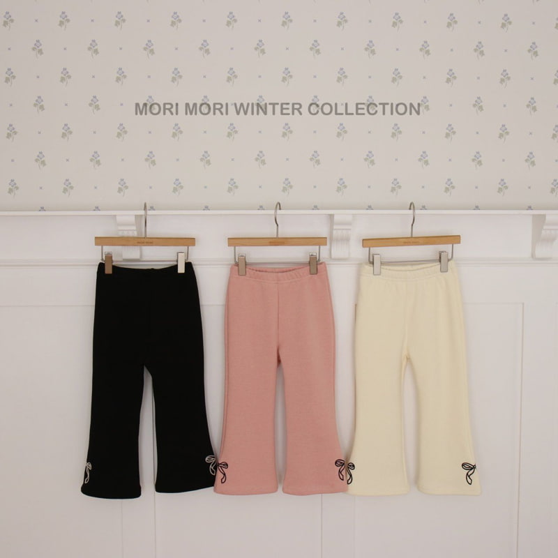 Mori Mori - Korean Children Fashion - #discoveringself - Ribbon Bootcut Pants - 11