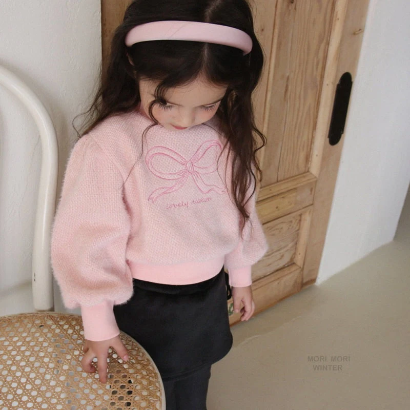 Mori Mori - Korean Children Fashion - #discoveringself - Cat Ribbon Tee - 8