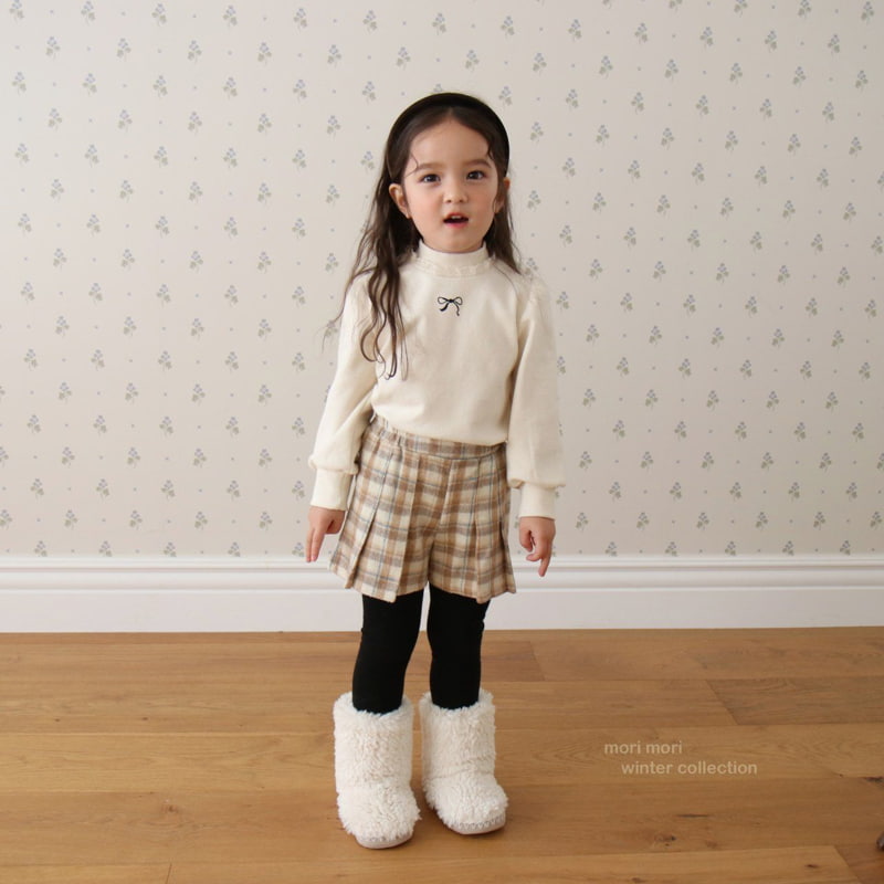 Mori Mori - Korean Children Fashion - #discoveringself - Check Skirt Pants