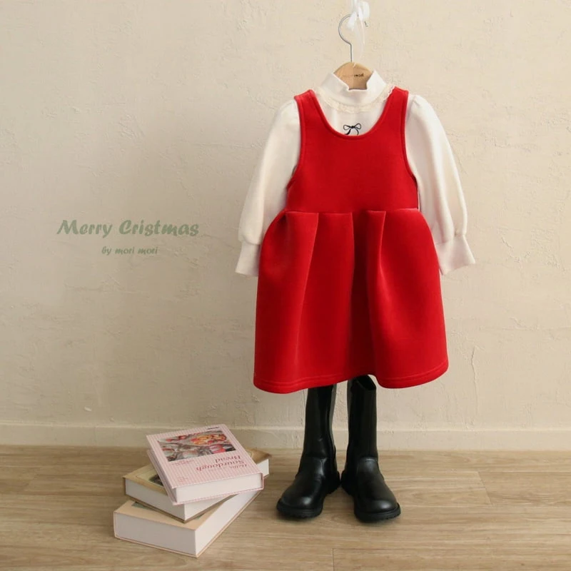 Mori Mori - Korean Children Fashion - #designkidswear - Morimori Christmas One-piece - 4