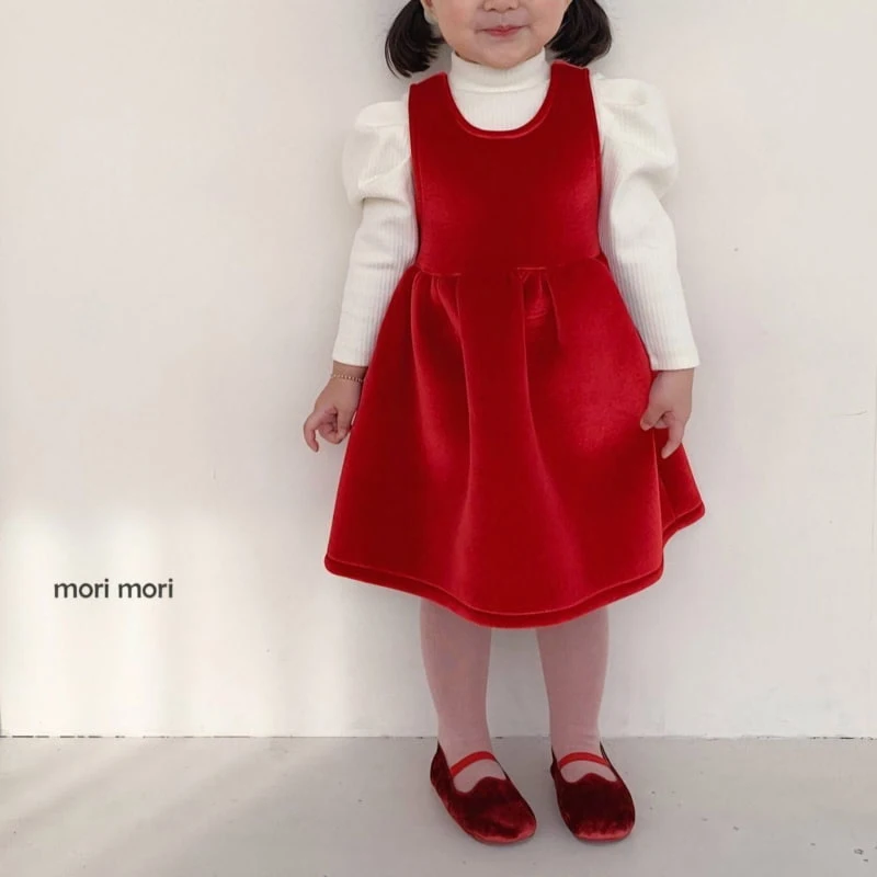 Mori Mori - Korean Children Fashion - #kidsstore - Morimori Christmas One-piece - 7