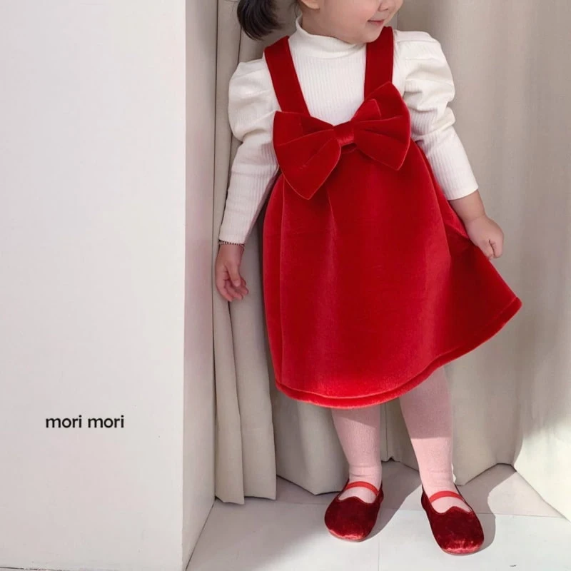 Mori Mori - Korean Children Fashion - #kidzfashiontrend - Morimori Christmas One-piece - 8