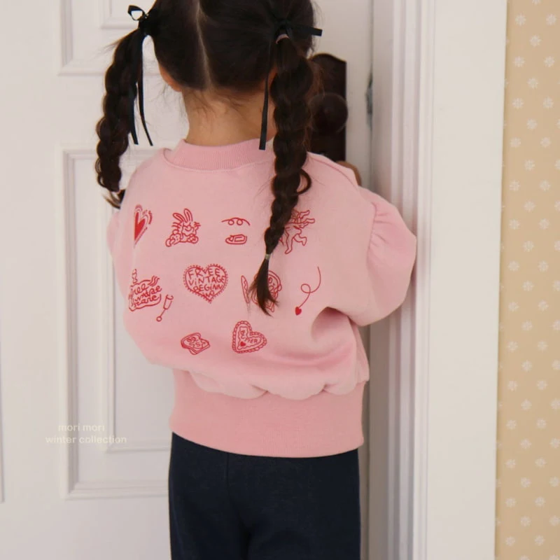 Mori Mori - Korean Children Fashion - #littlefashionista - Butter Heart Tee - 5