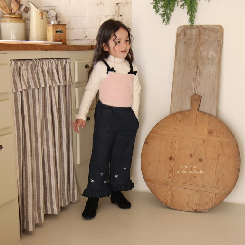 Mori Mori - Korean Children Fashion - #magicofchildhood - Ribbon Frill Pants - 5