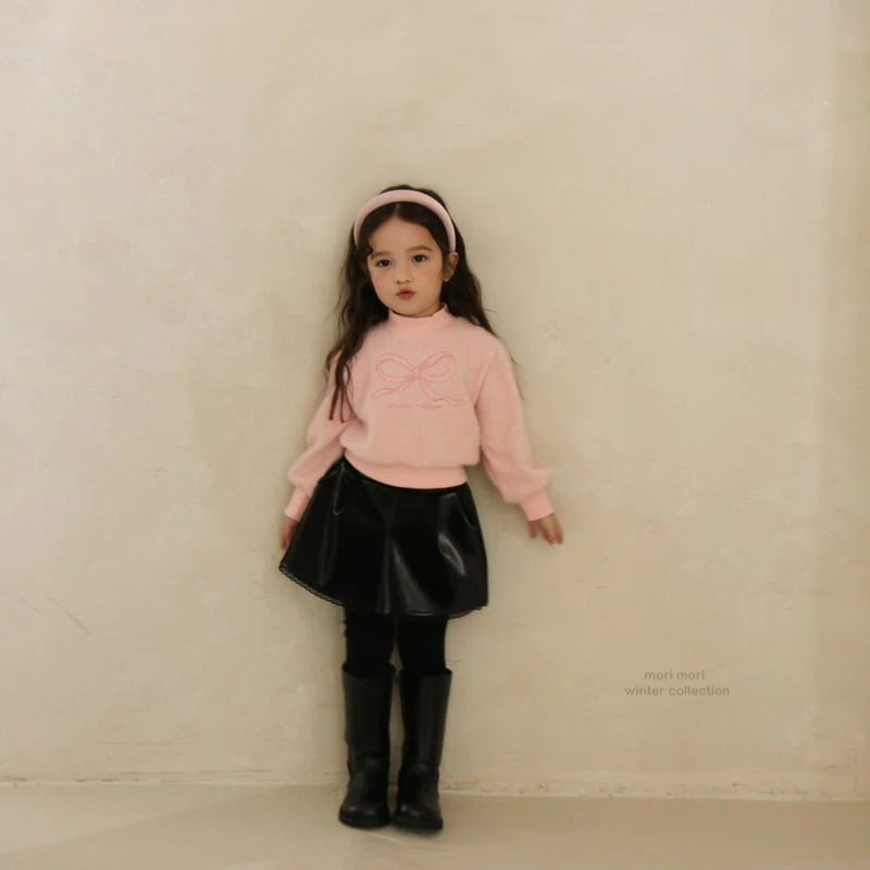 Mori Mori - Korean Children Fashion - #minifashionista - City Velvet Skirt Pants - 4