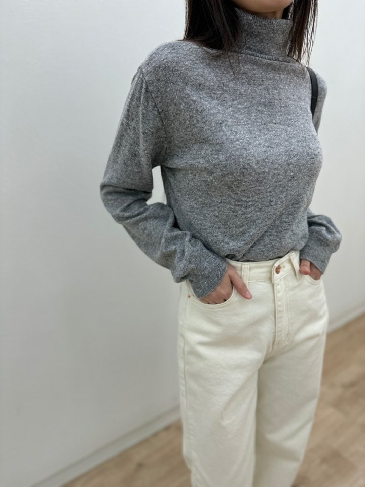 Most - Korean Women Fashion - #momslook - Cahsemere Turtleneck Tee - 8