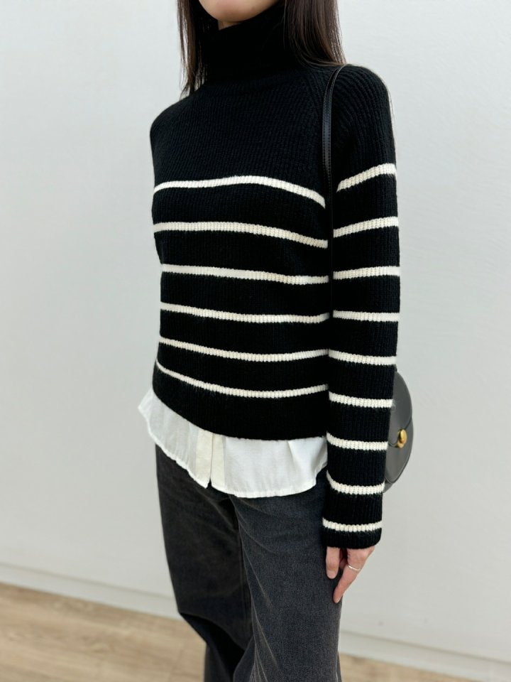 Most - Korean Women Fashion - #momslook - Wind Turtleneck Sweater