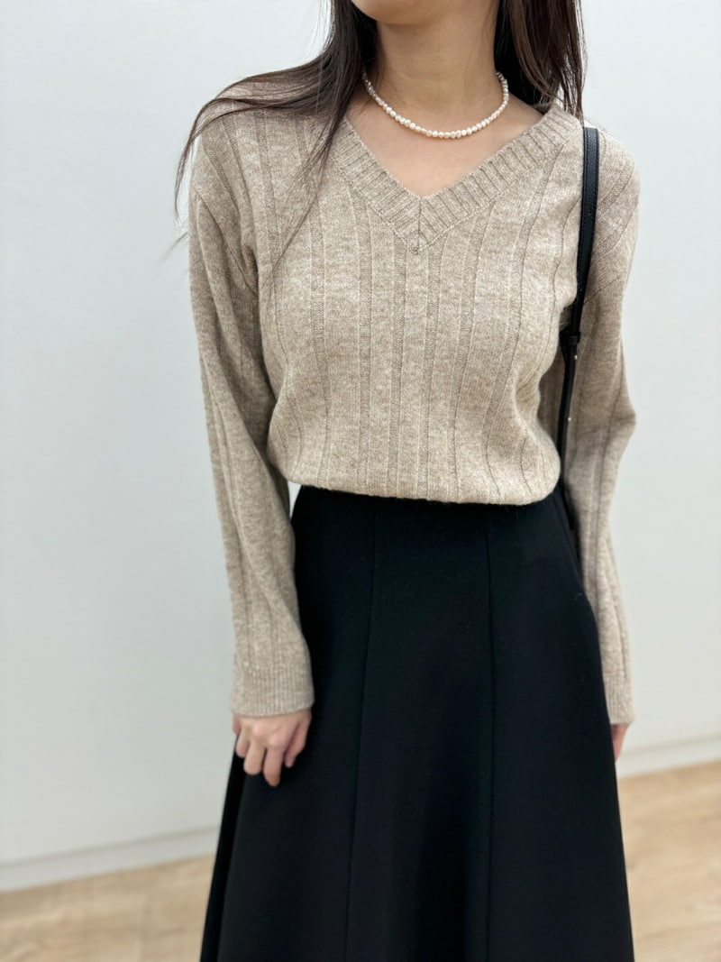 Most - Korean Women Fashion - #momslook - Stock Rib Knit Sweater - 7