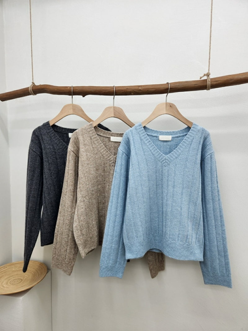 Most - Korean Women Fashion - #momslook - Stock Rib Knit Sweater - 9