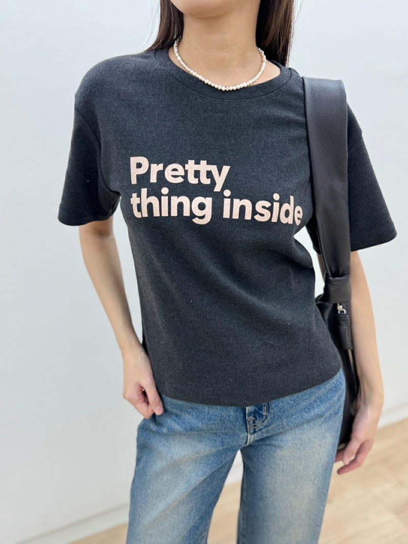 Most - Korean Women Fashion - #momslook - Pretty Peach Tee - 2