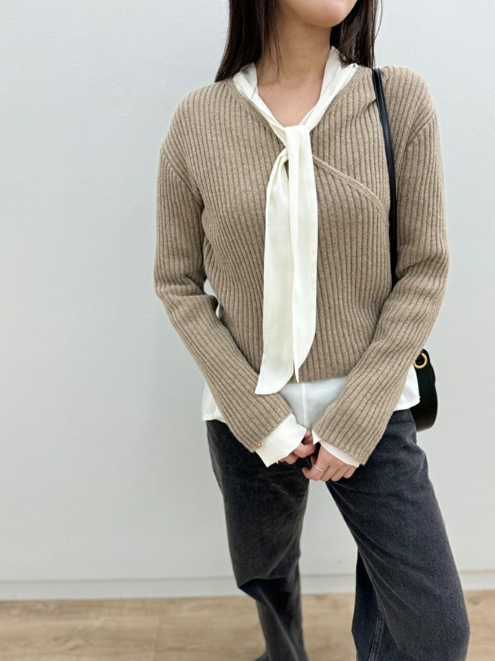 Most - Korean Women Fashion - #romanticstyle - Reve Knit Top - 10