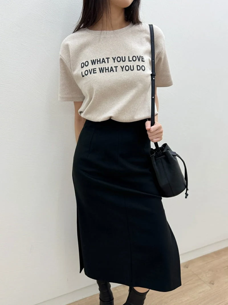 Most - Korean Women Fashion - #shopsmall - Love Peach Tee - 2