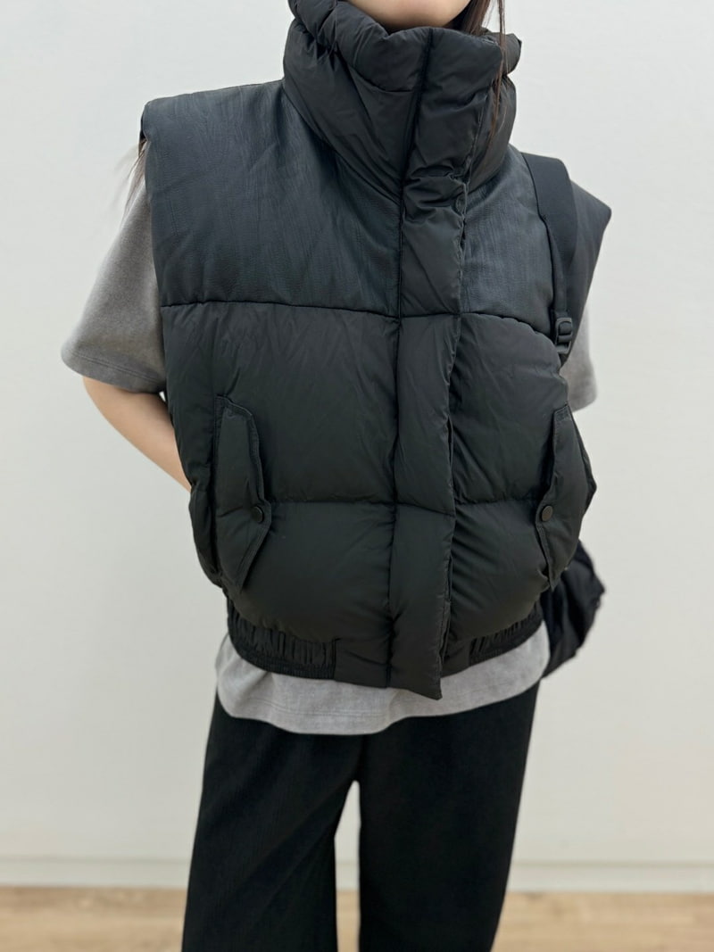 Most - Korean Women Fashion - #shopsmall - Padding Vest - 4