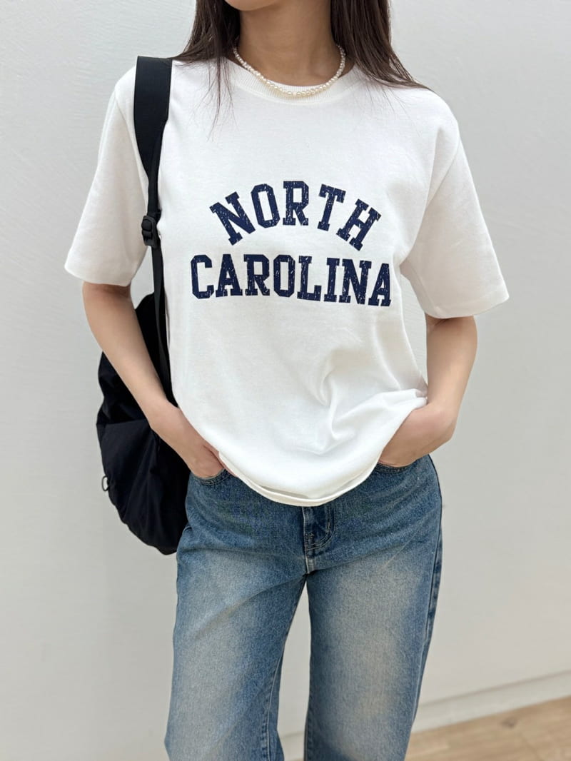 Most - Korean Women Fashion - #shopsmall - North Pigment Tee - 4