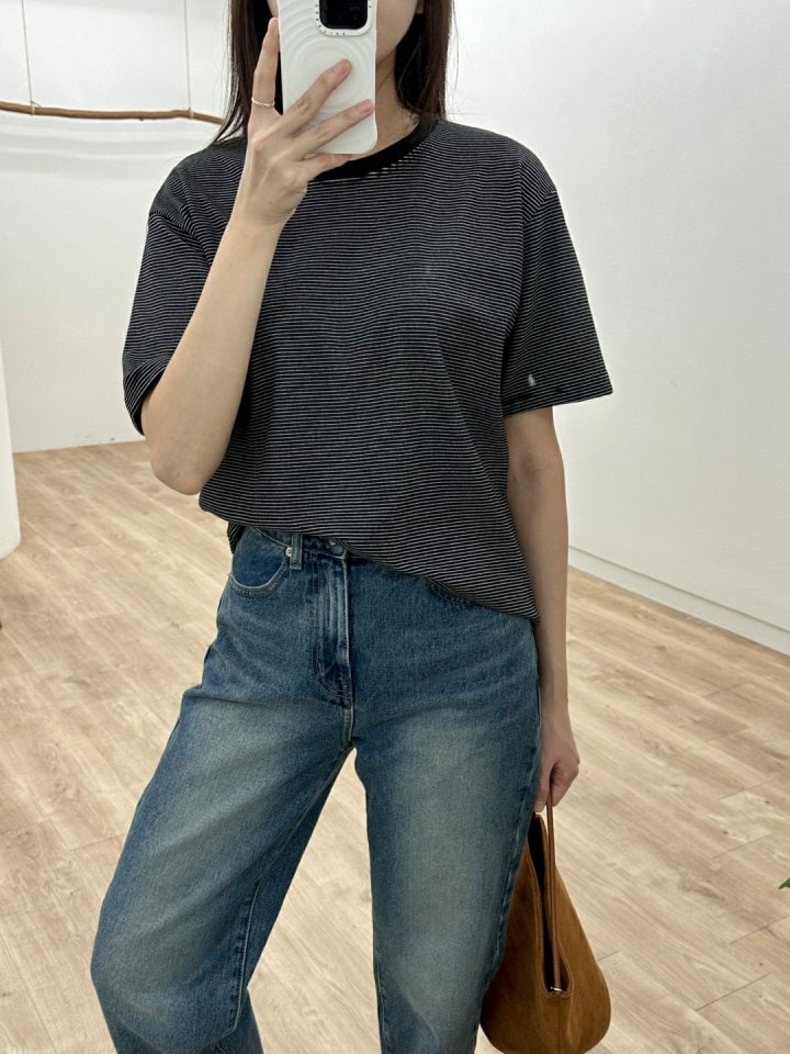 Most - Korean Women Fashion - #thelittlethings - Tori Stripe Tee - 11