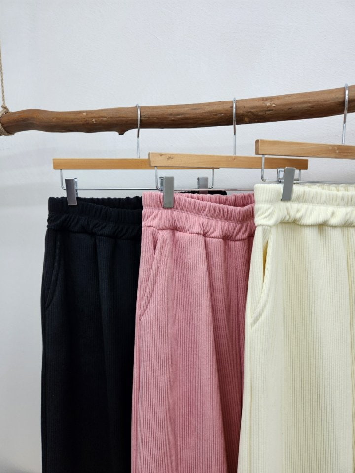 Most - Korean Women Fashion - #womensfashion - Veloure Corduroy Pants - 5