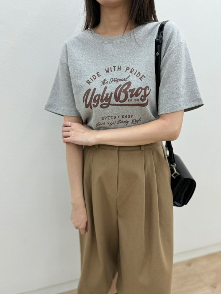 Most - Korean Women Fashion - #momslook - Ride Peach Tee - 4