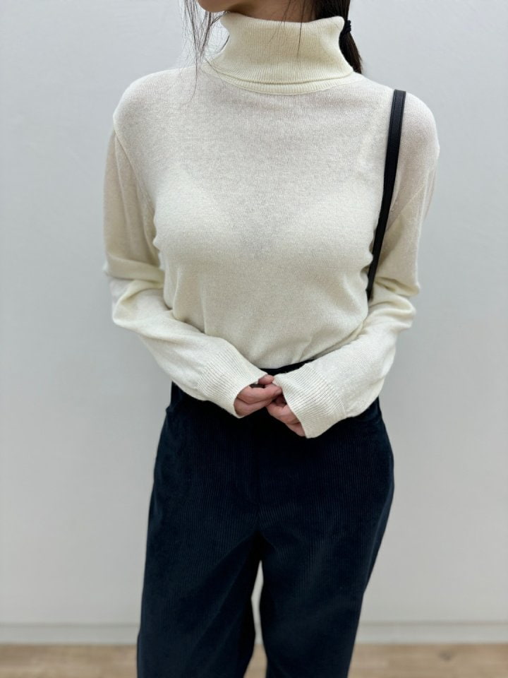 Most - Korean Women Fashion - #womensfashion - Cahsemere Turtleneck Tee