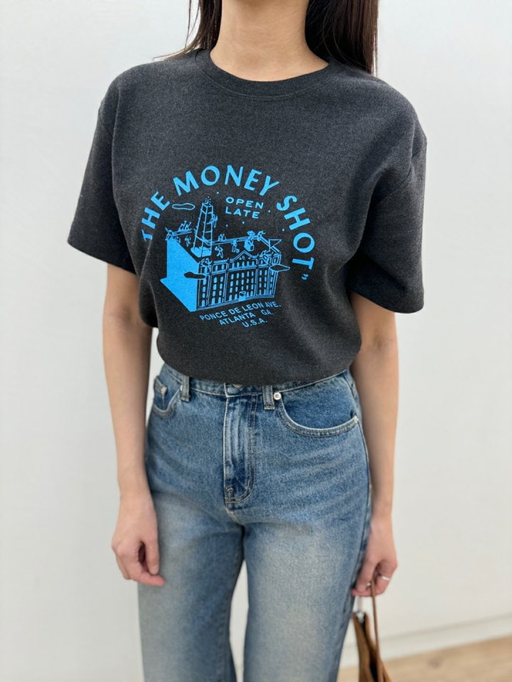 Most - Korean Women Fashion - #momslook - Money Peach Tee - 4