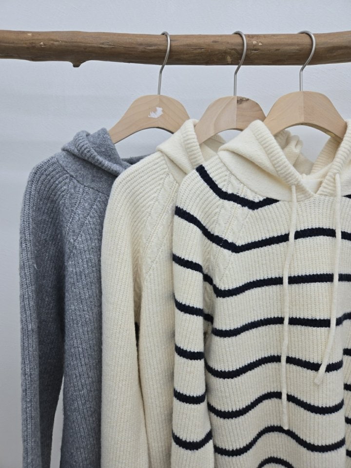 Most - Korean Women Fashion - #womensfashion - Rooming Hood Sweater - 5