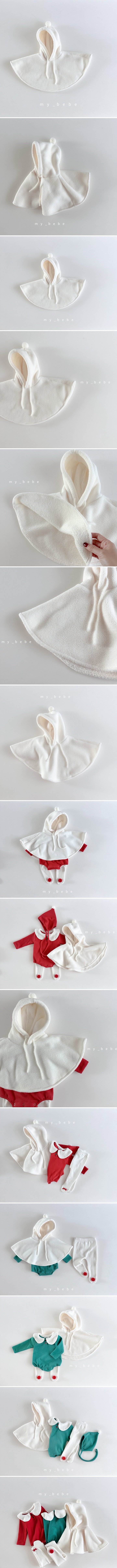 My Bebe - Korean Baby Fashion - #babyoutfit - Soft Cape