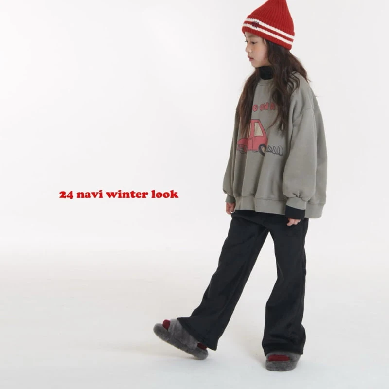 Navi - Korean Children Fashion - #childofig - Winter Bootcut Pants