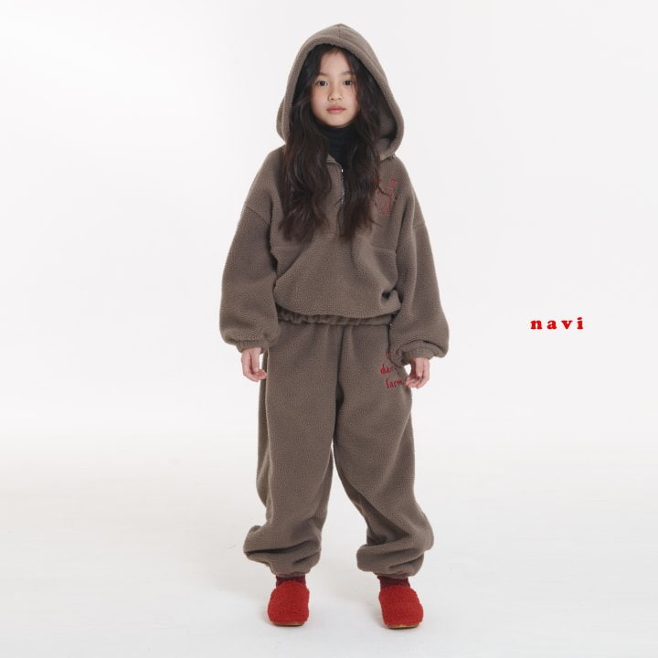 Navi - Korean Children Fashion - #childofig - Popcorn Half Zip-up - 2