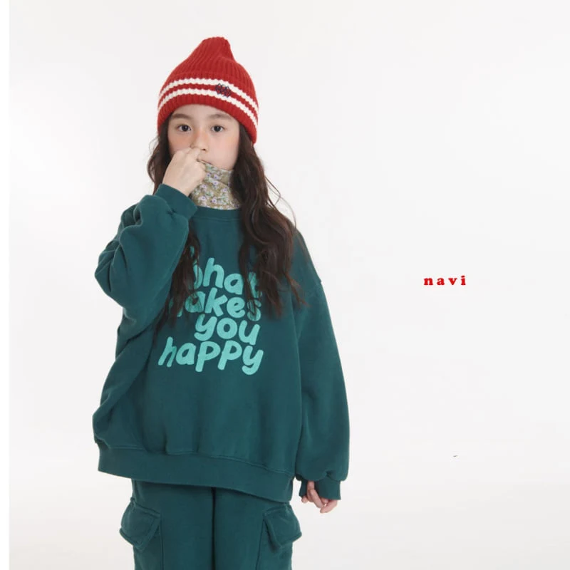 Navi - Korean Children Fashion - #childofig - Do What Sweatshirt - 2