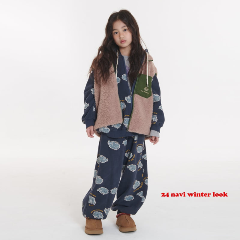 Navi - Korean Children Fashion - #childofig - Fish Hooded Zip-up Jacket