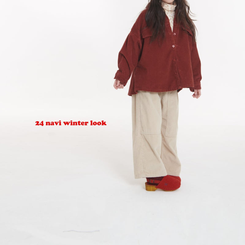 Navi - Korean Children Fashion - #childofig - Milky Corduroy Pants - 7