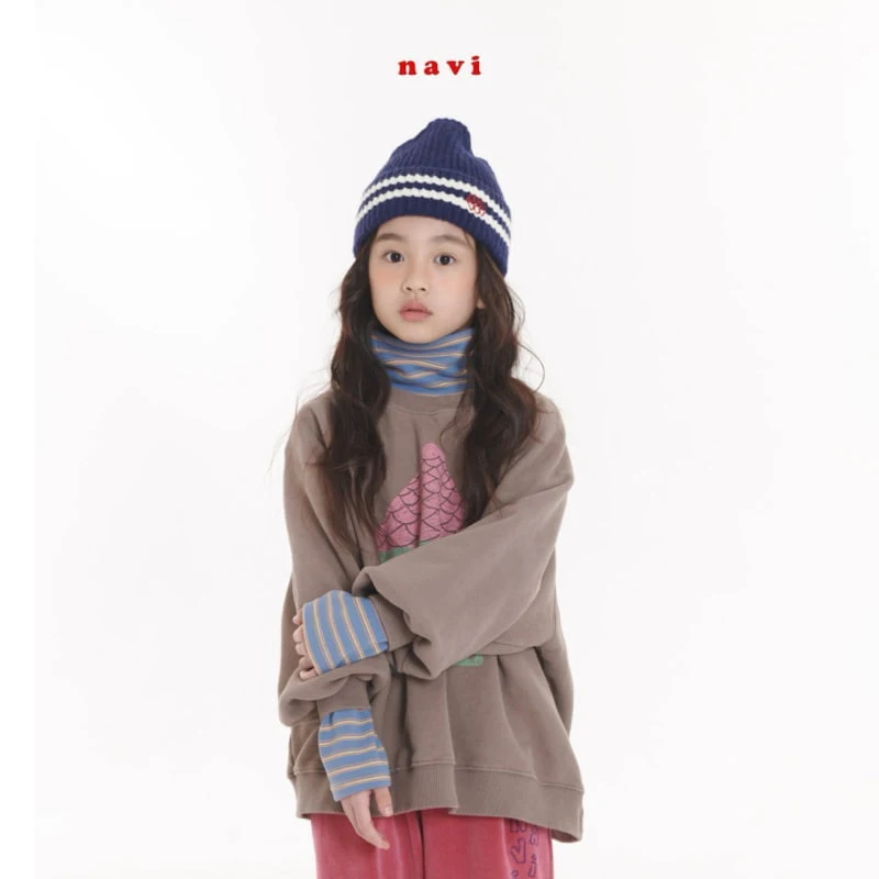 Navi - Korean Children Fashion - #childofig - Mini Pin Turtleneck Tee - 4