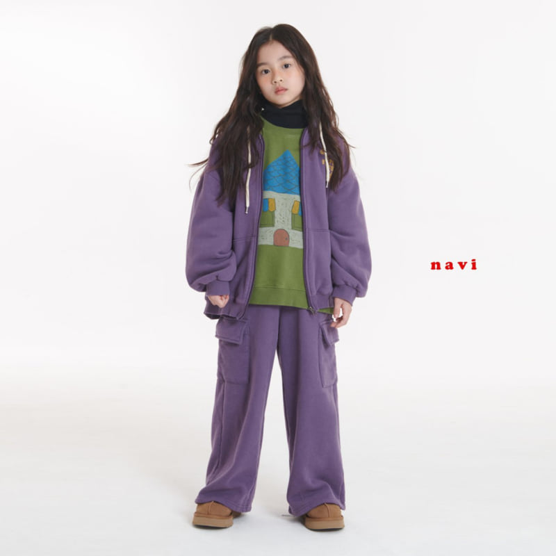 Navi - Korean Children Fashion - #childrensboutique - Do What Hooded Zip-up Jacket - 7