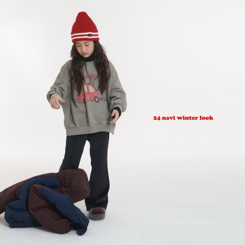 Navi - Korean Children Fashion - #designkidswear - Winter Bootcut Pants - 3