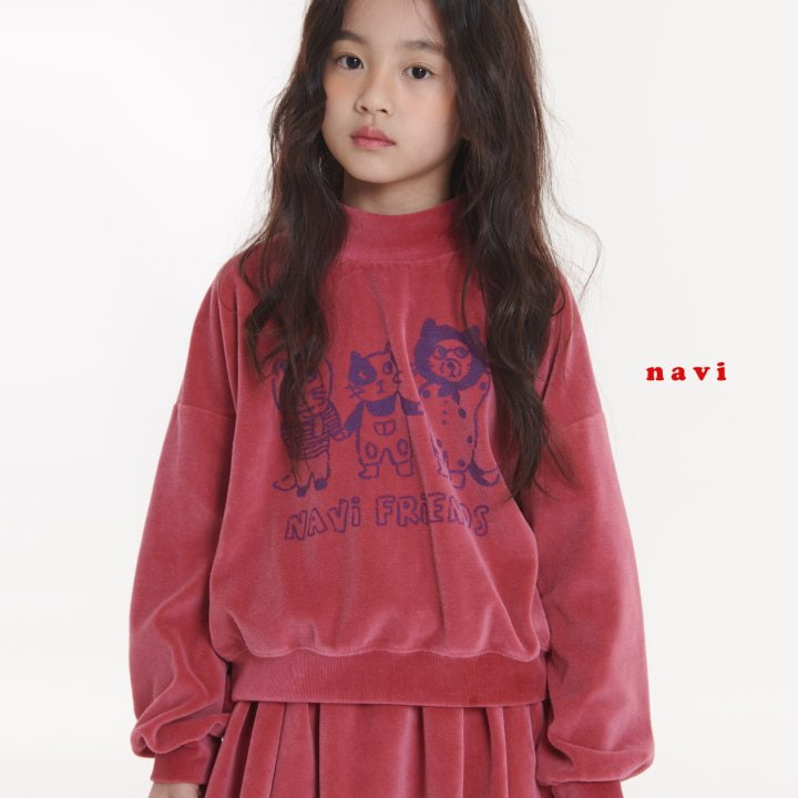 Navi - Korean Children Fashion - #designkidswear - Friends Mockneck Tee