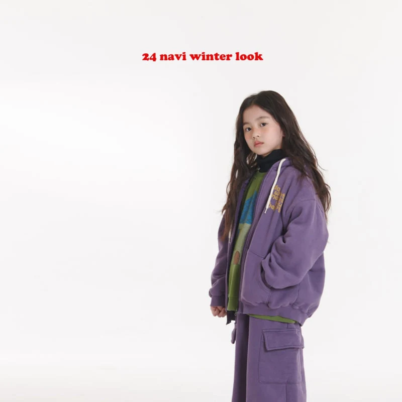 Navi - Korean Children Fashion - #designkidswear - Do What Hooded Zip-up Jacket - 8