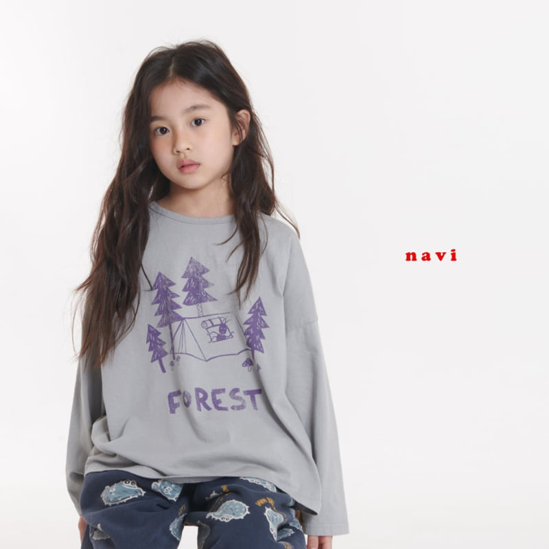 Navi - Korean Children Fashion - #discoveringself - Forest Tee - 6