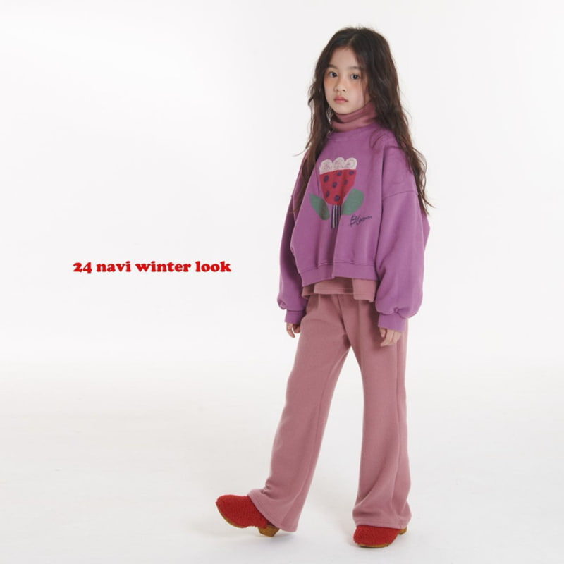 Navi - Korean Children Fashion - #fashionkids - Tail Turtleneck Tee - 4