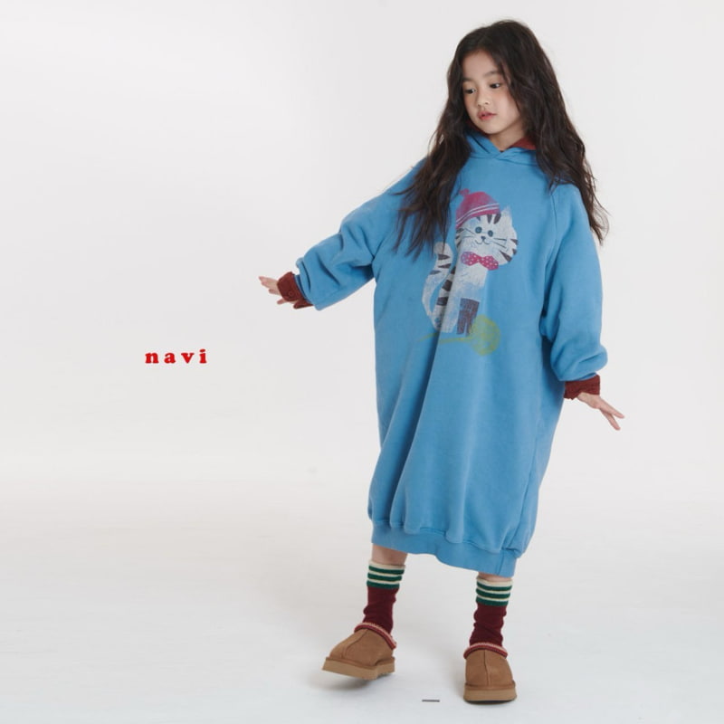 Navi - Korean Children Fashion - #kidsshorts - Meow One-piece - 5