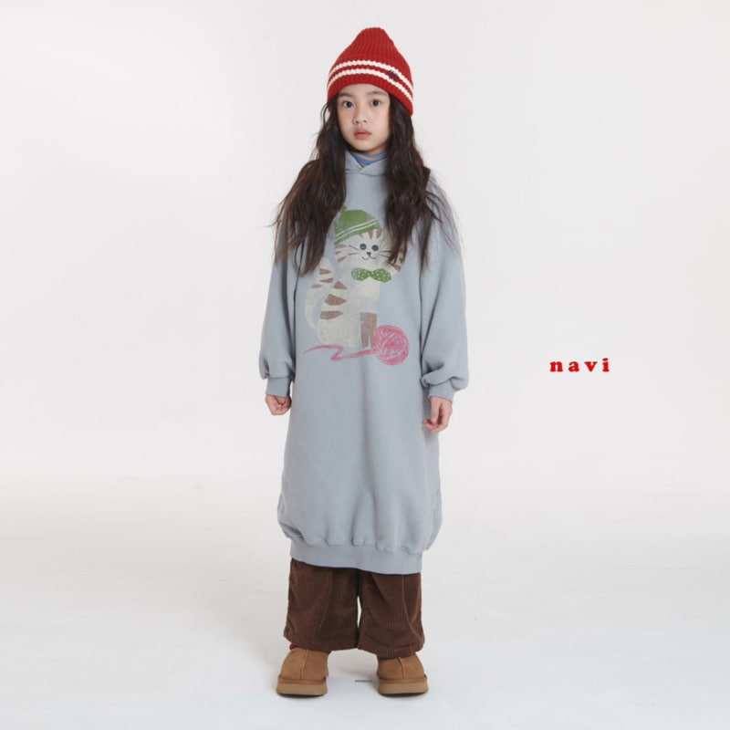 Navi - Korean Children Fashion - #kidzfashiontrend - Meow One-piece - 7