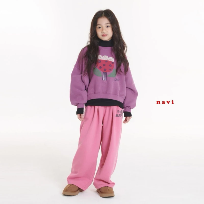 Navi - Korean Children Fashion - #kidzfashiontrend - Tulip Crop Sweatshirt - 5