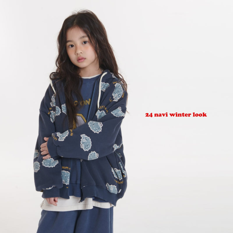 Navi - Korean Children Fashion - #kidzfashiontrend - Fish Hooded Zip-up Jacket - 8