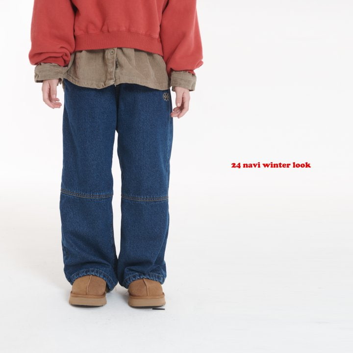 Navi - Korean Children Fashion - #littlefashionista - Melly Denim Pants - 5